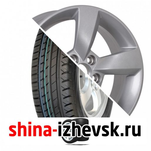 Колесо в сборе Viatti Strada (V-130) 185/60 R15 H 84 + Tech Line 543 6xR15 5×112 ET40 DIA57.1 Серебристый в Ижевске